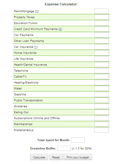 Expense Calculator Image